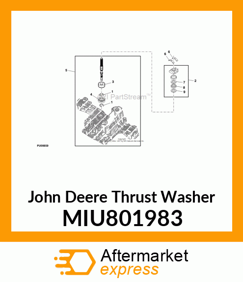 WASHER, THRUST MIU801983