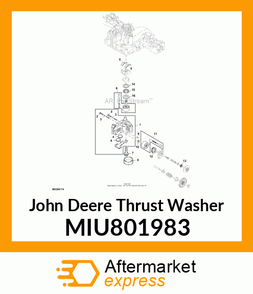 WASHER, THRUST MIU801983