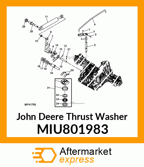 WASHER, THRUST MIU801983