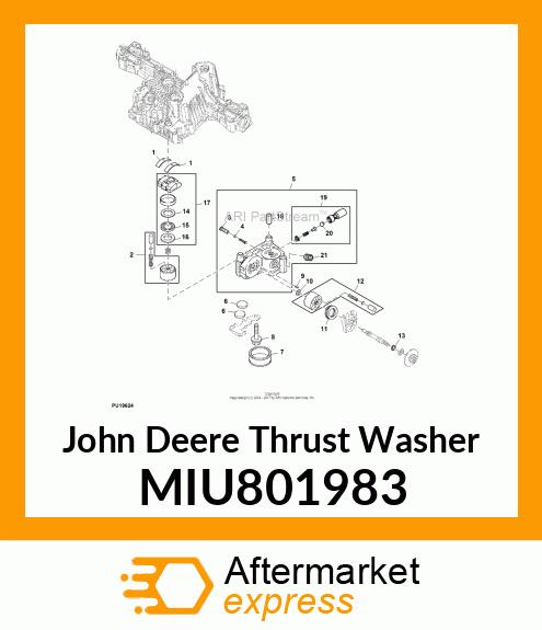 WASHER, THRUST MIU801983