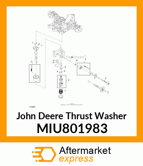 WASHER, THRUST MIU801983