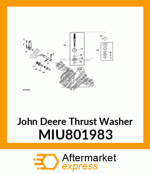 WASHER, THRUST MIU801983