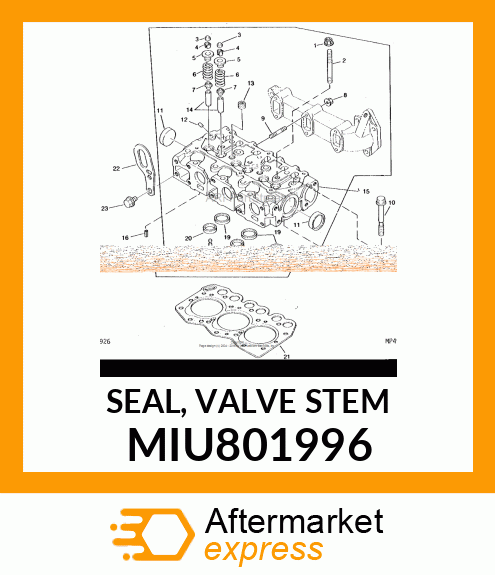 SEAL, VALVE STEM MIU801996