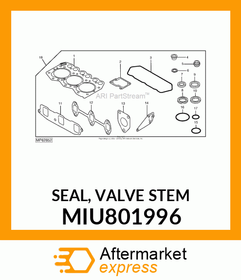 SEAL, VALVE STEM MIU801996