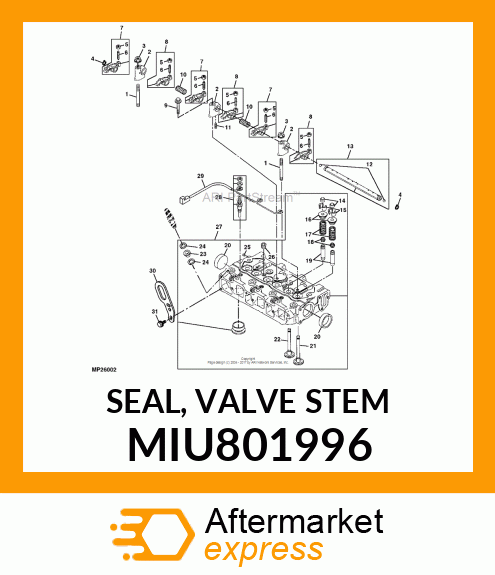 SEAL, VALVE STEM MIU801996