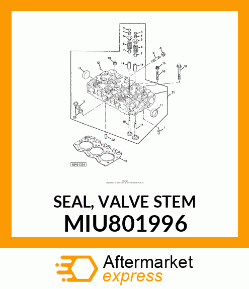 SEAL, VALVE STEM MIU801996