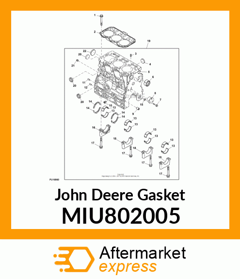 GASKET, HEAD MIU802005