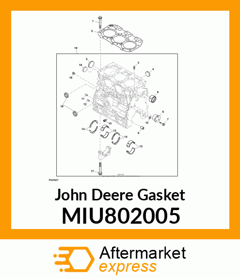 GASKET, HEAD MIU802005