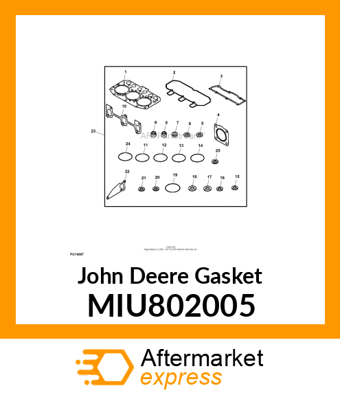 GASKET, HEAD MIU802005