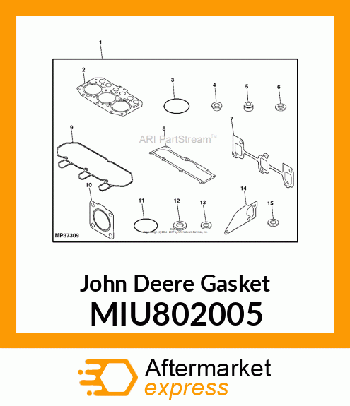 GASKET, HEAD MIU802005