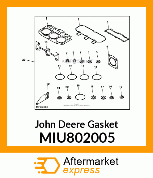 GASKET, HEAD MIU802005