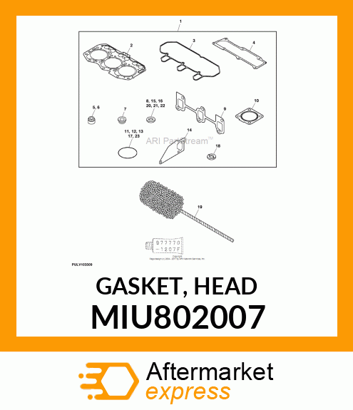 GASKET, HEAD MIU802007