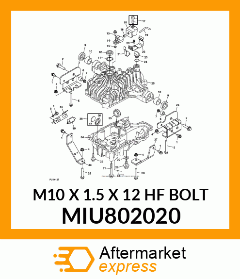 M10 X 1.5 X 12 HF BOLT MIU802020