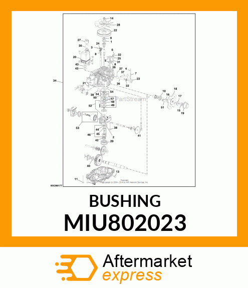 BUSHING (UPPER) MIU802023