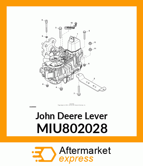 LEVER BYPASS MIU802028