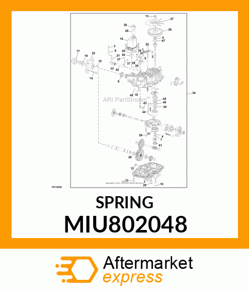 RETURN SPRING MIU802048