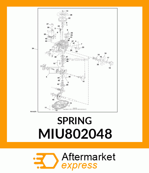 RETURN SPRING MIU802048