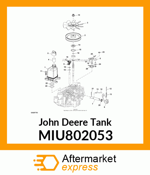 RESERVOIR TANK MIU802053