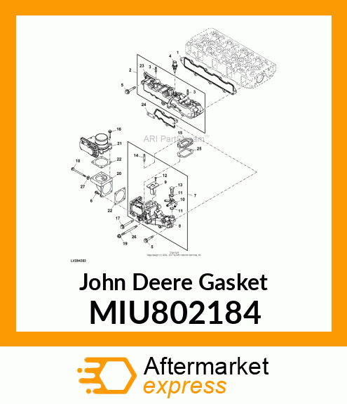 GASKET, INT MANIFOLD MIU802184