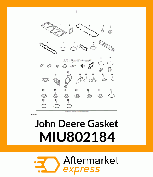 GASKET, INT MANIFOLD MIU802184