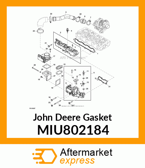 GASKET, INT MANIFOLD MIU802184