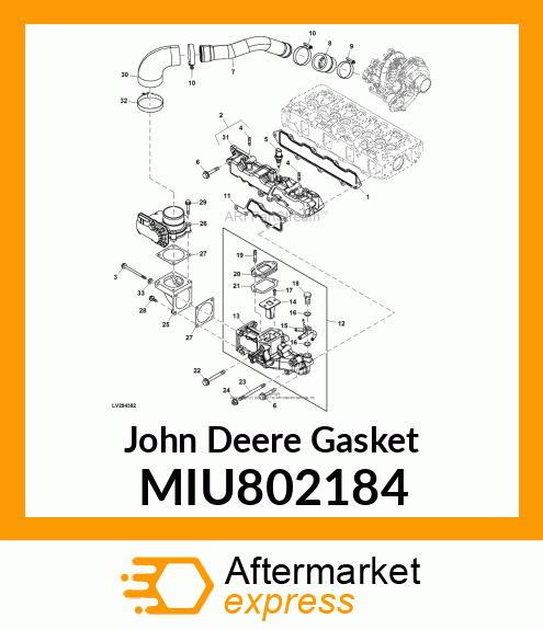 GASKET, INT MANIFOLD MIU802184