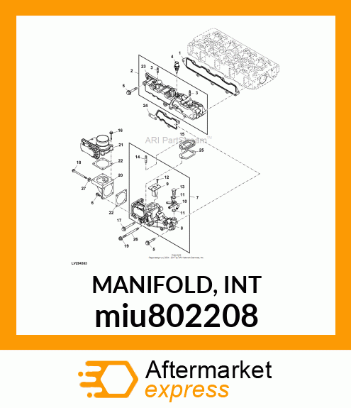 MANIFOLD, INT miu802208