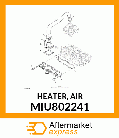 HEATER, AIR MIU802241