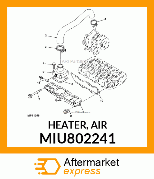 HEATER, AIR MIU802241