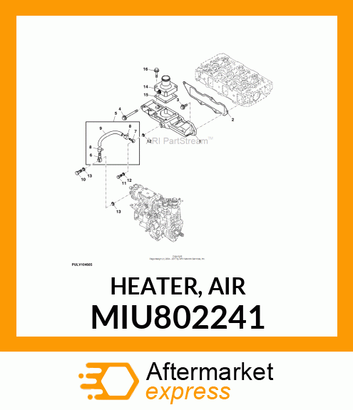 HEATER, AIR MIU802241