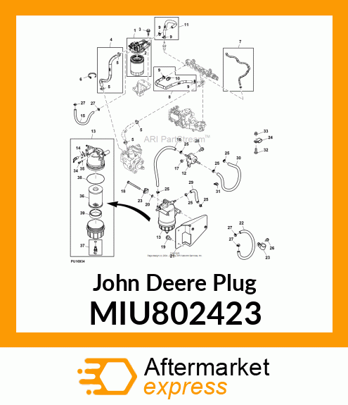 PLUG,BREATHER MIU802423