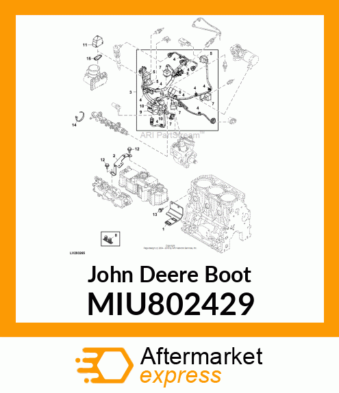 BOOT,COUPLER 8PIN MIU802429