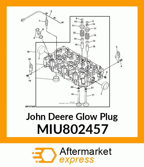 GLOW PLUG MIU802457