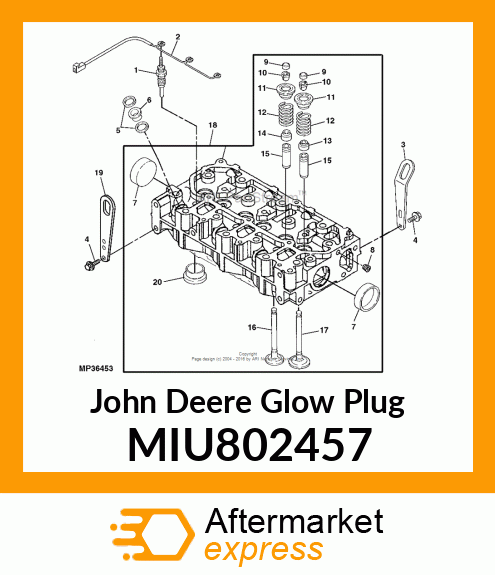 GLOW PLUG MIU802457