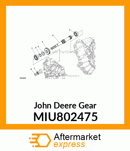 INPUT GEAR, HI G MIU802475