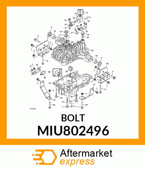 M8X1.25X75 HF BOLT MIU802496