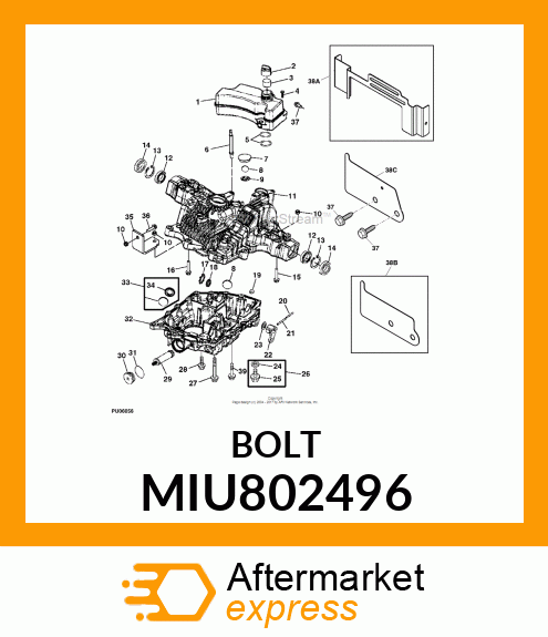 M8X1.25X75 HF BOLT MIU802496