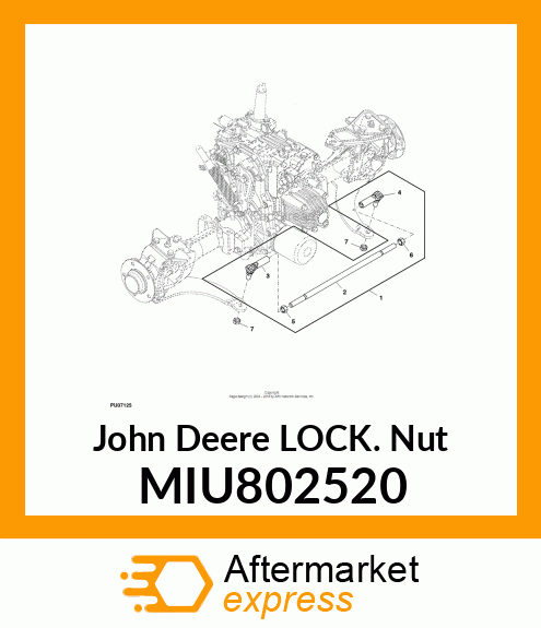 LOCK NUT M12 MIU802520