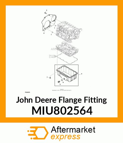 FLANGE, MOUNTING MIU802564