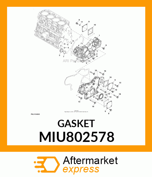 GASKET, HO MIU802578