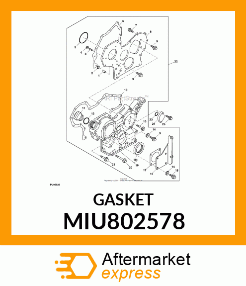 GASKET, HO MIU802578