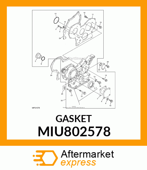 GASKET, HO MIU802578