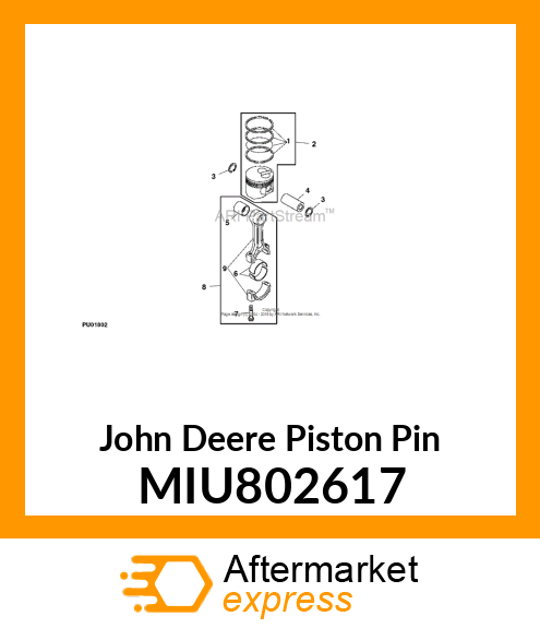 PIN, PISTON MIU802617