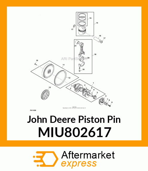 PIN, PISTON MIU802617