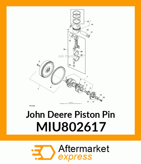 PIN, PISTON MIU802617