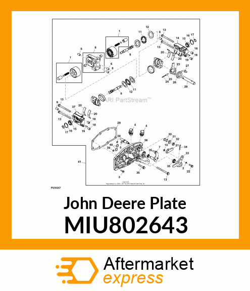 ADJUST PLATE MIU802643