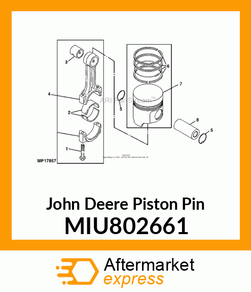 PIN, PISTON MIU802661