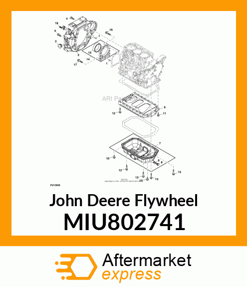 HOUSING, FLYWHEEL MIU802741