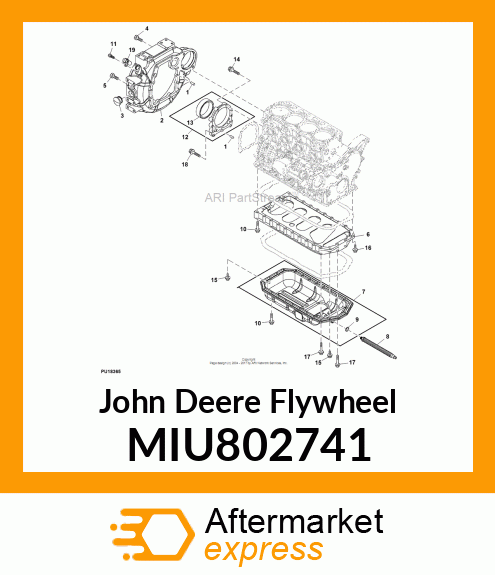 HOUSING, FLYWHEEL MIU802741