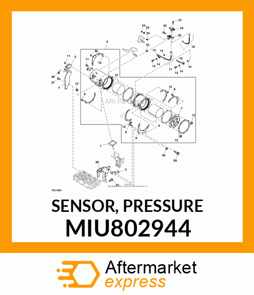 SENSOR, PRESSURE MIU802944